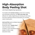 Dr.Melaxin Peel Shot Kojic Acid Turmeric Body Exfoliator Spray 6.76 fl.oz - AHA PHA Niacinamide Body Scrub for KP Bumps, Dark Spots, Uneven Skin Tone, Dead Skin, Korean Skin Care - Image 8