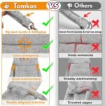 Tomkas Small Dog Cat Sling Carrier Puppy Purse Travel Wrap Soft Crossbody Pet Bag (Gray, M - Classic Pocket & Classic Strap) - Image 5
