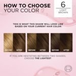 L'Oreal Paris Excellence Crème Permanent Hair Dye, Triple Care Hair Color with Hyaluronic Acid for 100% Gray Coverage, 6 Light Brown, 1 Kit (Pack of 2) (Packaging May Vary) - Image 9