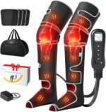 ALLJOY Leg Massager for Circulation and Pain Relief FSA, Gifts for Men Women Dad Mom, Leg Massager with Heat and Compression, 2 Heat 5 Modes 4 Intensities 4 Extenders - Image 2