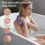 ARCH&M Exfoliating Washcloth & Shower Body Scrubber, 3 Pack | Japanese Washcloth, Korean Back Scrubber Towel, All Skin Type Daily Use in Shower, Textured Nylon, Smoother Skin, Quick-Dry - Image 4