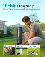 Aiper IrriSense 2 Lawn Sprinkler, Smart Irrigation System, Multi-Zone Plant-Specific Watering, Smart Scheduling, Weather-Adaptive Irrigation with Rain Sensor, for Lawns up to 4,800 sq.ft.-Blue - Image 6