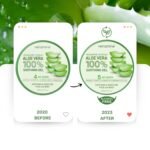 VENAMINE Korean Aloe Vera Soothing & Moisture Gel 100% For Face And Body organic pure aloe vera gel 300ml - Image 5