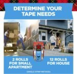 Scotch Heavy Duty Shipping Packing Tape, Clear, 1.88 in. x 22.2 yd. | 6 Roll Dispensers, Moving Supplies, Packing Tape for Moving Boxes and Packaging Supplies - Image 6
