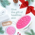 Scala Cellulite Massager Silicone, Bath Scrubber for Smoother Skin Pink | Silicone nodules exfoliate, cellulite remover, body massager Tool, exfoliator, fat roller use with creams and Oils - Image 7