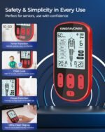 TENS Unit Muscle Stimulator for Back Pain Relief, Model SM9055 | 3-IN-1 TENS Machine, 36 Modes 20 Intensities, Portable Travel Home Use, 12 Pads for Back Shoulder Sciatica, Gift for Dad Mom - Image 8