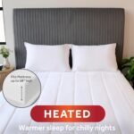 Sunbeam Heated Mattress Pad Quilted 12 Heat Deep Pocket Twin 75x39 - Image 6