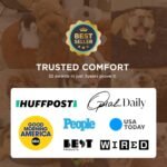 Bedsure Calming Dog Bed Medium Size Dog Donut Washable Pet Bed,30ins Camel | Oprah Daily Sleep Award,Fluffy Faux Fur Round Cuddler,Anti-Slip Bottom,Anti-Anxiety,Deep Sleep for Pets Up to 45 Lbs - Image 6