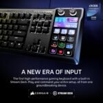 Corsair Galleon 100 SD RGB Mechanical Wired Gaming Keyboard – QWERTY US, Stream Deck-Integrated, Pre-Lubed MLX Pulse Thocky Hotswappable PBT Double-Shot Switches, FlashTap SOCD, 8,000Hz – Black - Image 3