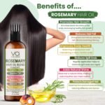 Blend Of Pure Rosemary Oil For Hair Growth 6 Fl Oz With Castor, Batana Oil | Infused With Biotin & Vitamin E-Blend of Effective Hair Oils for Hair Growth-Strengthening Treatment - VITAL AFFAIR - Image 8