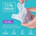 iSmile Teeth Whitening Kit - LED Light, 35% Carbamide Peroxide, (3) 3ml Gel Syringes, (1) Remineralization Gel, and Tray. - Image 6