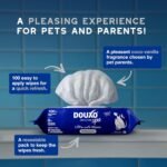 DOUXO SPA Dog Wipes for Paws, Butts, Tear Stains and Cleaning, 100 Wipes | Multi-Purpose for Coat and Paws, Leaves the Coat and Skin Refreshed, Skin-Friendly Formula, Can Also be Used for Cats - Image 7