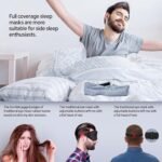 Cotton Sleep Eye Mask for Men and Women, 100% Blocking Light Sleeping Mask | Soft Zero Pressure Cooling Blackout Eye Masks for Sleep, Eye Covers for Sleeping fits All Heads Adjustable - Image 6