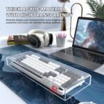ZIYOU LANG KC04 Acrylic Transparent Keyboard Cover(17.4 * 6.5 * 1.89 Inch) | Dustproof,Waterproof,Anti-hit,Anti-cat,Clear Protective Case for Standard 98Key Mechanical Gaming Keyboard - Image 4