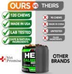 Hemp Calming Chews for Dogs with Anxiety and Stress - Dog Calming Treats - Anxiety Relief - Separation - Travel - Barking - Melatonin - Hemp Oil - 120 Soft Treats - Made in USA - Image 6