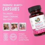 MARYRUTH'S Probiotic Beauty Capsules, Gut Health, Vegan Collagen Support | Red Orange Complex & Ceramosides, Vegan Collagen Support, Anti Aging, Gut Health, Hair Skin and Nails Vitamins - Image 9