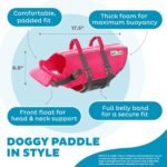 Outward Hound Granby Splash Pink Dog Life Jacket, Large - Image 5
