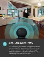 Kasa 1080p Indoor Pan/Tilt Wired Security Camera, Baby & Pet Monitor, EC71 | Motion Detection & Tracking, 2-Way Audio, Night Vision, Subscription-Free Local Storage or Optional Cloud - Image 4