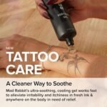 Mad Rabbit Tattoo Aftercare Soothing Gel & Moisturizer, 100 mL | Premium tattoo care gel with clean ingredients for new tattoos. Lightweight moisturizer. As Seen on Shark Tank - Image 4
