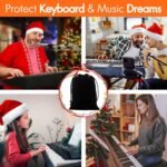 88 Keys Piano Keyboard Dust Cover, Music Dirt Proof Stretchy Electronic Keyboard Cover With Durable Elastic & Cord Lock Must Have Piano Accessories - Image 8