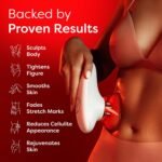 Redu Sculpt Body Sculpting Machine & Cellulite Massage Tool & Vitamin C Oil | Includes Vitamin C Oil for body care routines and skin-tightening massage sessions on stomach, arms, legs and love handles. - Image 3