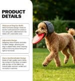 Dog Ear Muffs, No Flap Ear Wraps for Dogs Hematoma - Waterproof Elastic Ear Cover with Calming Hoodie - Image 4