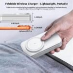 [Apple MFi Certified]Magnetic Charger 3 in 1 Charging Station,25W Wireless Foldable Mag-Safe Charger 6FT USB-C Cable Wireless iPhone Charging Station Compatible with iPhone 17/16/15/14/13/12 Pro/Plus - Image 6