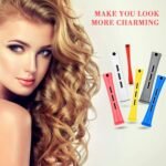 WILLBOND 72 Pieces Hair Perm Rods Set, Short Plastic Perming Rods Cold Wave Rods 6 Sizes Hair Curling Rollers with 1 Piece Steel Pintail Hair Comb for Hairdressing Hair Styling | Short Home Perm Kits With Cover, Hair Curling Rollers, Cold Wave Rods With Pintail Comb For Long/Short Hair Hairdressing - Image 6