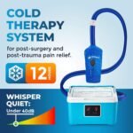 PhysioNatural Cold Therapy Ice Machine for Knee Surgery Recovery – Programmable Continuous Cryotherapy System with Adjustable Knee Pad for Post-Op Swelling, Sprains & Injuries - Image 3