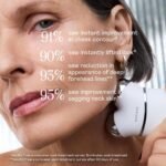 NUFACE Trinity+ Skin Tightening & Face Lift Device - Microcurrent Facial Sculpting Tool to Contour Cheeks, Jawline & Neck, 3 Frequencies, Supports Lymphatic Drainage + Activator Gel, White - Image 9