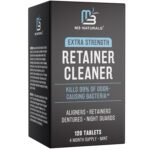 Retainer Cleaner Tablets, Denture Cleaner, Mint, 4 Month Supply by M3 | Compatible with Retainer Cleaner Machine & Ultrasonic Retainer Cleaner, Helps Remove Tough Stains, Buildup, Odors & Plaque - Image 2
