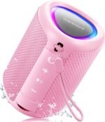Portable Bluetooth Speaker Beach Essentials: Powerful Crystal Clear Sound/Dynamic Light/IPX5 Waterproof/All Day Playtime/Wireless BT 5.3/TWS Paring, Dad Gifts, Outdoor|Travel|Camping|Pool Accessories | Powerful HD Sound,Dynamic Light,All Day Playtime,Wireless BT 5.3,TWS Pairing,Travel|Camping|Pool Accessorie,School Supplies - Image 2