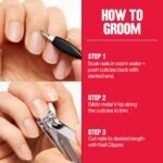 Revlon Nail Clipper with File, Silver, 1 Count | Nail clipper with file and curved blade for accurate, easy trimming and grooming. - Image 8