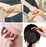 Xokocli 7-in-1 Wood Therapy Massage Tools Lymphatic Drainage Massager for Muscle Pain Relief | Maderoterapia Kit Body Sculpting Tools for Anti-Cellulite, Body Shaping - Image 5