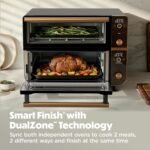 Ninja Double Oven Pro Smart XL, 30.2 Qt, 12-in-1, Onyx, DCT801BK | DualZone, Smart Finish, Fits 4.5 lb chicken, Air fry, bake, broil, roast, toast, pizza - Image 4