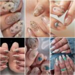 Sun Nail Stickers Decals 9 Sheets Bohemian Style Nail Art Stickers 5D/3D Embossed Self Adhesive Moon Star Heart Flame DIY Metallic Designs Gothic Decoration Supplies Nail Accessories for Women - Image 3