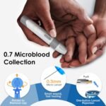 G-426 Blood Glucose Monitor Kit - 100 Test Strips and 100 Lancets for Home Use, 500 Memory, Glucometer with Control Solution, No Coding, Diabetes Testing, Blood Glucose Monitoring System - Image 6