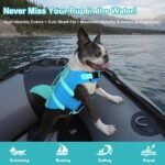 Dogcheer Dog Life Jacket, Cute Shark Dog Life Vest for Swimming Boating with Superior Buoyancy and Rescue Handle, Adjustable Puppy Floating Swim Vest for Small Medium Large Dogs - Pool Blue, XS - Image 9