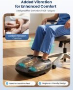 COMFIER 2026 Shiatsu Foot Massager with Fast Heat, Kneading Rolling Compression, Extra Vibration, FSA Eligible HSA Store, Plantar Fasciitis,Neuropathy Pain, Bigger Size 13IN, Gift for Men,Women - Image 6