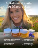 Frøya Organics The Complete System for Mature Women’s Skin Set (4 count) | 4 Step Regimen with Face Scrub, Day and Night Balm & Eye Balm, With Arctic Ingredients Rosehip, Calendula & Sea Buckthorn - Image 3