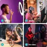 10" Ring Light with Stand 72'' Tall & Phone Holder,38 Color Modes Selfie Light with Tripod Stand,Stepless Dimmable/Speed LED Ring Light for iPhone & Android,YouTube, Makeup,TIK Tok - Image 7