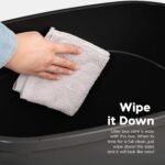 IRIS USA Large Top Entry Cat Litter Box, Hooded Privacy, Black/Gray | Multi-Cat Households, Protected Interior, Enclosed Top Access, Dog Proof Pan, Reduced Tracking, Odor Trapping - Image 8