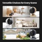 Kiwibit 2K Security Camera Indoor/Outdoor, Pet Camera, Baby Monitor, Magnetic Mount, AI Detection, Color Night Vision, SD & Cloud Storage, Compatible with Alexa, 10FT Extra-Long Cable - Image 4