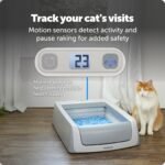 PetSafe ScoopFree Crystal Pro Legacy Self-Cleaning Litter Box, Uncovered | Hands-Free Automatic Cleaning, Advanced Odor Control, Health Counter Display, Includes 1 Disposable Crystal Litter Tray - Image 7