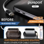 USB-C Multi-Tool Kit Repair & Clean Phone,Tablet,PC Ports (Black) | Clean Repair & Restore Cell Phone Tablet & Laptop, Fix USB C Ports & Cables, Fix Unreliable & Bad Connections - Image 5