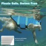 Dogcheer Dog Life Jacket, Cute Shark Dog Life Vest for Swimming Boating with Superior Buoyancy and Rescue Handle, Adjustable Puppy Floating Swim Vest for Small Medium Large Dogs - Pool Blue, XS - Image 5