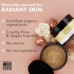 Organic Vanilla Coconut Body Scrub - USA Made Sugar Scrub | Natural Ingredients, Moisturizing Body & Foot Exfoliator for Dry and Sensitive Skin - Image 6