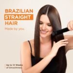 KATIVA Brazilian Keratin Treatment Kit at home Formaldehyde Free Hair Straightening with Hyaluronic Acid, Up to 12 Weeks Frizz Control for Curly, Wavy, Frizzy Hair (Straightening Kit) - Image 10