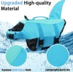 EMUST Large Dog Life Jacket, Pet Life Vests for Swimming, Small/Medium/Large Dog Flotation Vest with Rescue Handle for Water at Pool, Beach, Boating (XL,Pool Blue) - Image 3