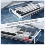 ZIYOU LANG KC04 Acrylic Transparent Keyboard Cover(17.4 * 6.5 * 1.89 Inch) | Dustproof,Waterproof,Anti-hit,Anti-cat,Clear Protective Case for Standard 98Key Mechanical Gaming Keyboard - Image 5
